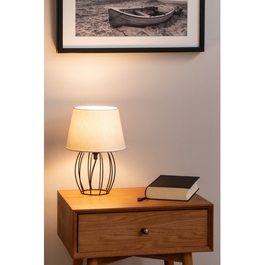 Spot-Light - Επιτραπέζιο φωτιστικό MANGOO 1xE27/40W/230V γκρι/μαύρο