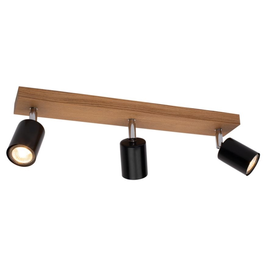 Οροφιαίο σποτ φωτιστικό MANARA 3xGU10/5W/230V πεύκο