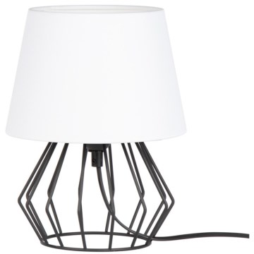 Spot-Light - Επιτραπέζιο φωτιστικό MANGOO 1xE27/40W/230V λευκό/μαύρο