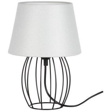 Spot-Light - Επιτραπέζιο φωτιστικό MANGOO 1xE27/40W/230V γκρι/μαύρο