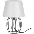 Spot-Light - Επιτραπέζιο φωτιστικό MANGOO 1xE27/40W/230V γκρι/μαύρο