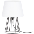 Spot-Light - Επιτραπέζιο φωτιστικό MANGOO 1xE27/40W/230V λευκό/μαύρο