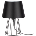 Spot-Light - Επιτραπέζιο φωτιστικό MANGOO 1xE27/40W/230V μαύρο