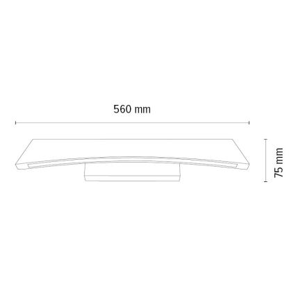 Επιτοίχιο φωτιστικό dimming LED ZIAD LED/6,5W/230V δρυς – FSC πιστοποιημένο