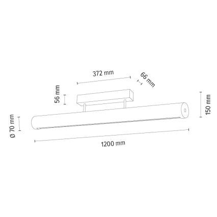 LED Dimmable φωτιστικό οροφής CONOR LED/34,5W/230V δρυς – FSC πιστοποιημένο