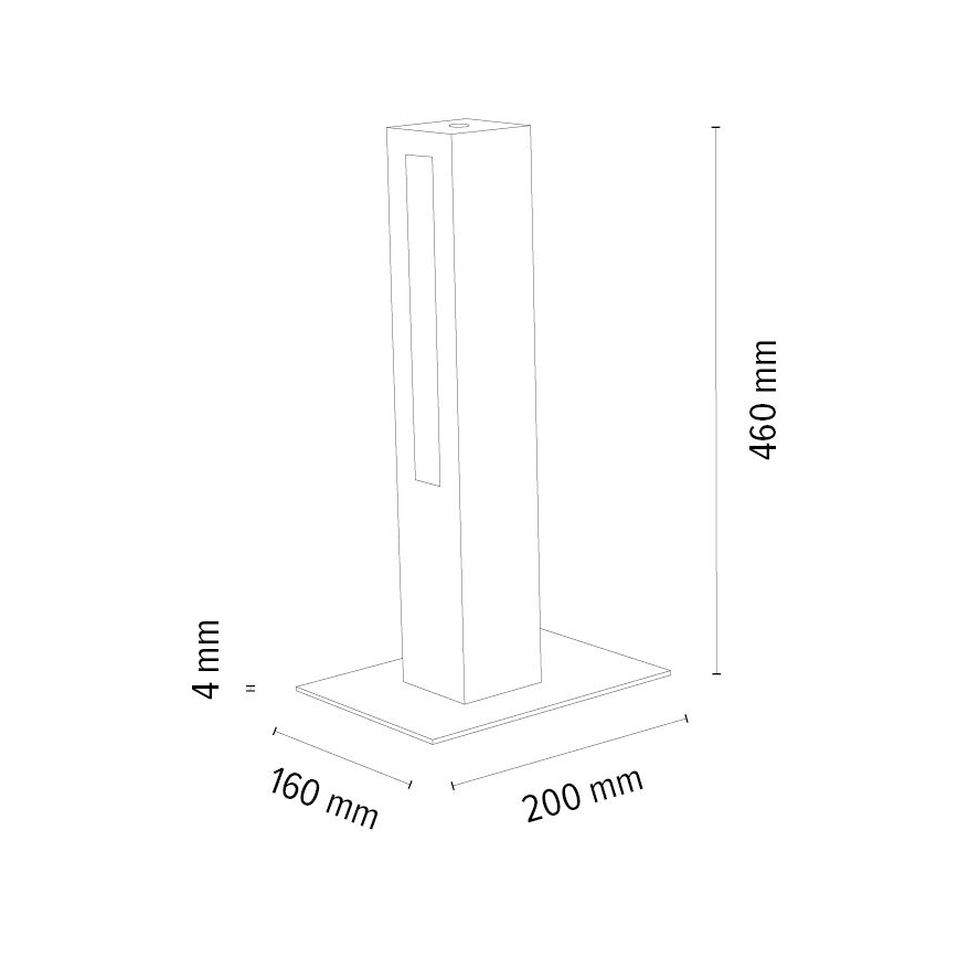 Επιτραπέζια λάμπα dimming LED LEON LED/9W/230V δρυς – FSC πιστοποιημένο