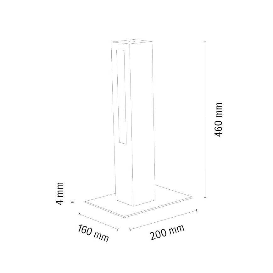 Επιτραπέζια λάμπα dimming LED LEON LED/9W/230V δρυς – FSC πιστοποιημένο