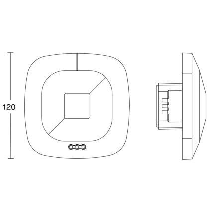 Steinel 002848 - Ανιχνευτής παρουσίας HF 360 COM2 λευκό