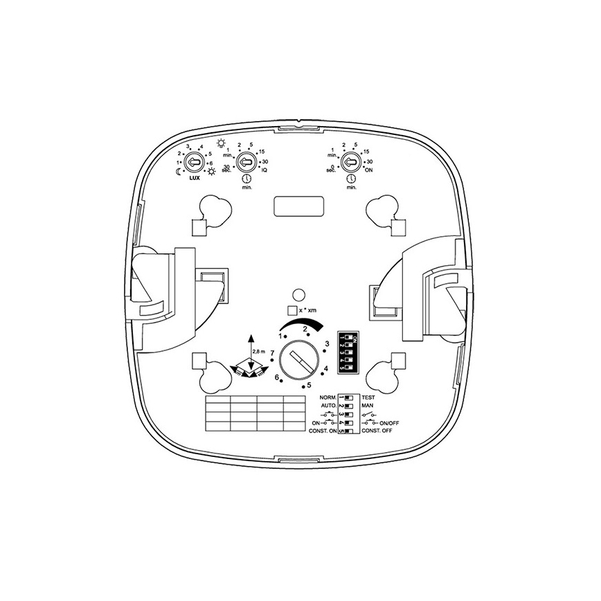 Steinel 003005 - Ανιχνευτής παρουσίας Dual HF DALI-2 APC λευκό