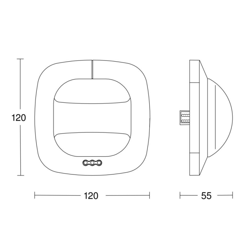 Steinel 003005 - Ανιχνευτής παρουσίας Dual HF DALI-2 APC λευκό