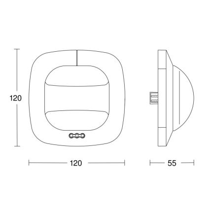 Steinel 003005 - Ανιχνευτής παρουσίας Dual HF DALI-2 APC λευκό