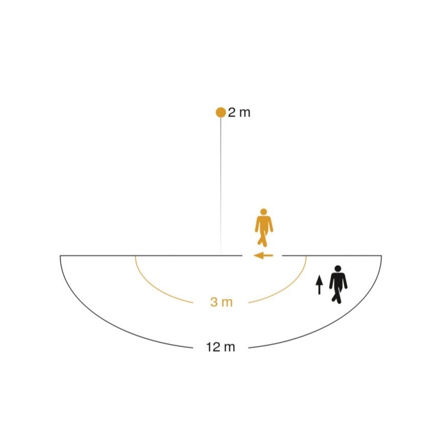 STEINEL 005535 - Εξωτερικό φωτιστικό τοίχου με αισθητήρα L585S 1xE27/60W μαύρο IP44