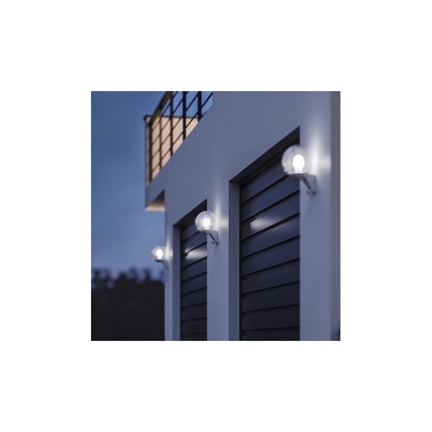 STEINEL 005917 - Επιτοίχιο φωτιστικό εξωτερικού χώρου με αισθητήρα L585S 1xE27/60W λευκό