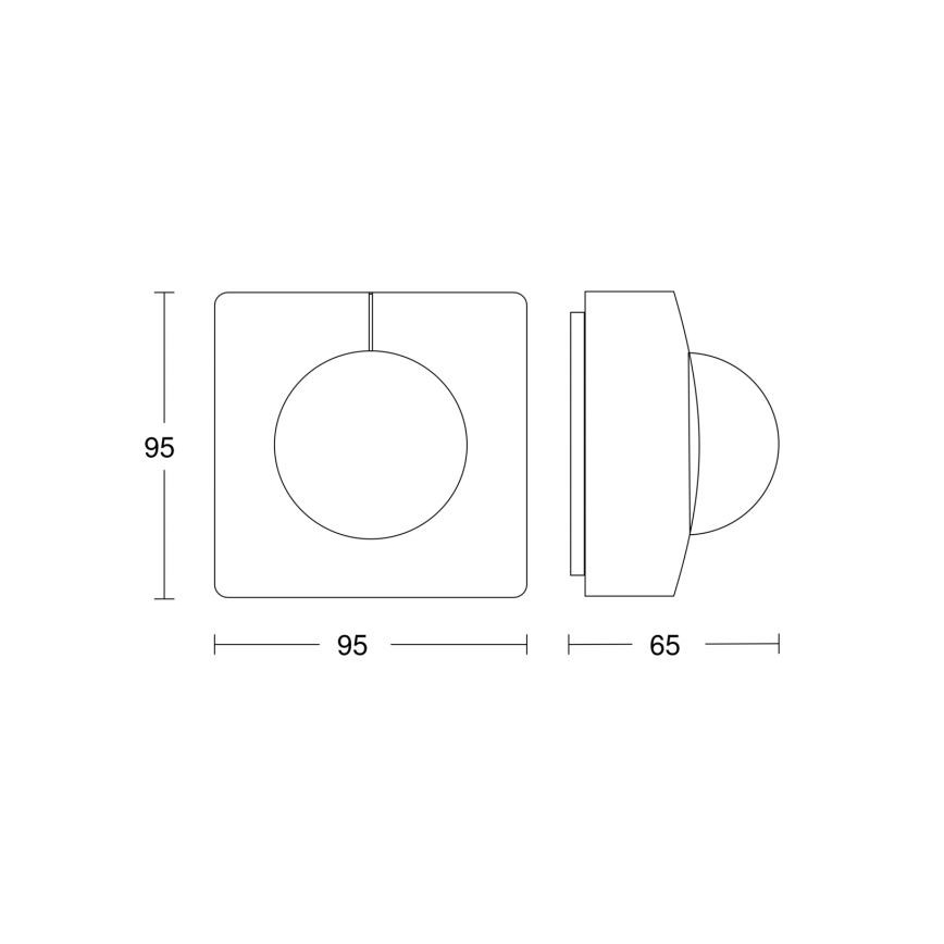 STEINEL 010478 - Αισθητήρας κίνησης εξωτερικού χώρου IS3360 AP COM1 IP54