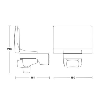 STEINEL 030056 - Προβολέας LED με αισθητήρα XLED Home 2 XL LED/20W/230V IP44