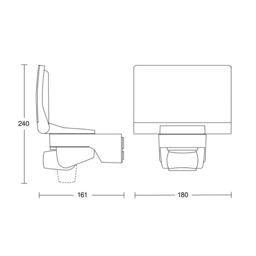 STEINEL 030056 - Προβολέας LED με αισθητήρα XLED Home 2 XL LED/20W/230V IP44