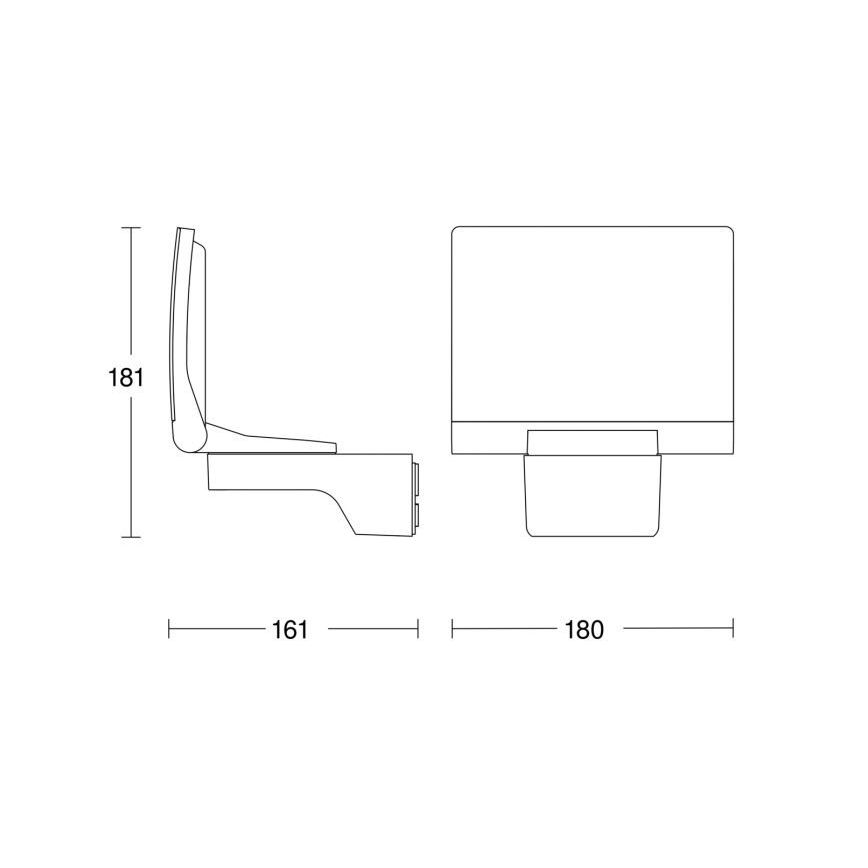 STEINEL 033095 - Προβολέας LED XLED home 2 SL LED/13W/230V IP44