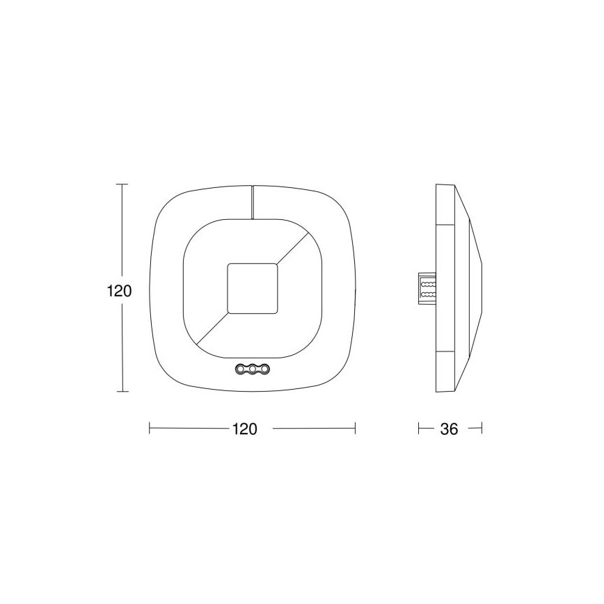 Steinel 033972 - Ανιχνευτής κίνησης/παρουσίας HF 360 LiveLink λευκό