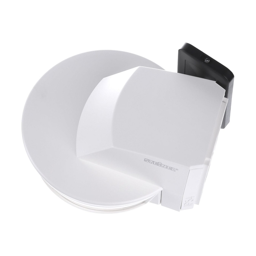 STEINEL 034955 - Αισθητήρας κίνησης εξωτερικού χώρου SenslQ S λευκό IP54 + τηλεχειριστήριο