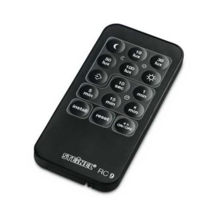 STEINEL 034979 - Αισθητήρας κίνησης εξωτερικού χώρου SenslQ S μαύρο IP54 + τηλεχειριστήριο