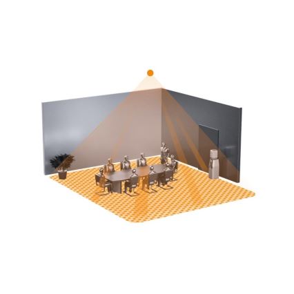 Steinel 035204 - Αισθητήρας κίνησης με ανιχνευτή παρουσίας IR QUATTRO HD DALI PLUS