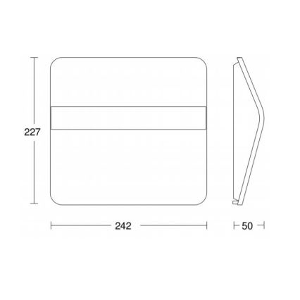 STEINEL 035730 - Ηλιακό φωτιστικό αριθμού οικίας LED XSolar LH-N LED/0,03W IP44 2500 mAh