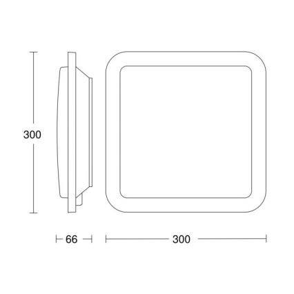 Steinel 052522 - Φως οροφής LED με αισθητήρα RS LED/9,5W/230V