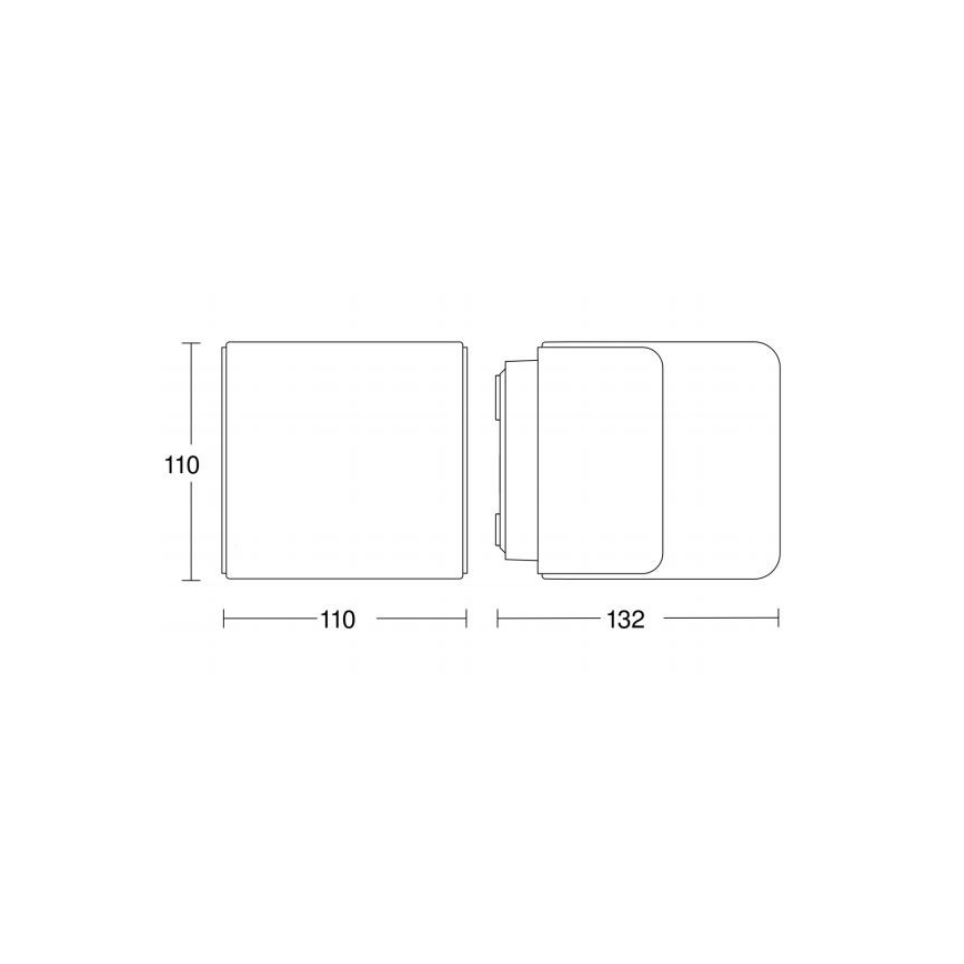 Steinel 055516 - Φως εξωτερικού χώρου LED με αισθητήρα L 835 LED/9,5W/230V IP44 ανθρακίτης
