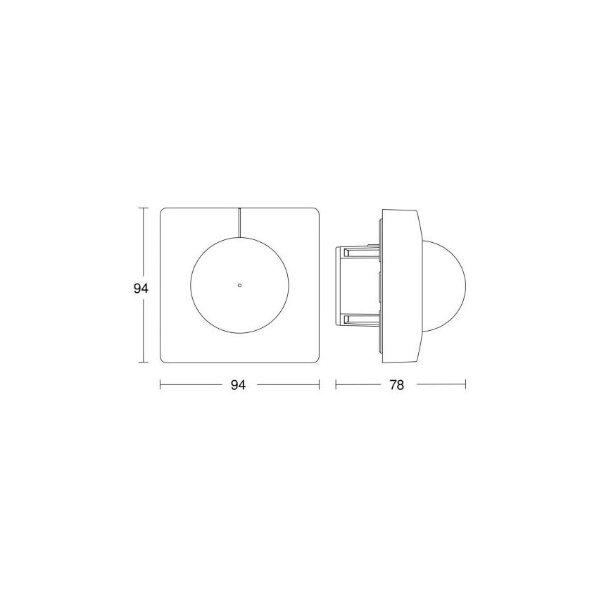 Steinel 055721 - Αισθητήρας κίνησης IS 3180 COM1 230V λευκό