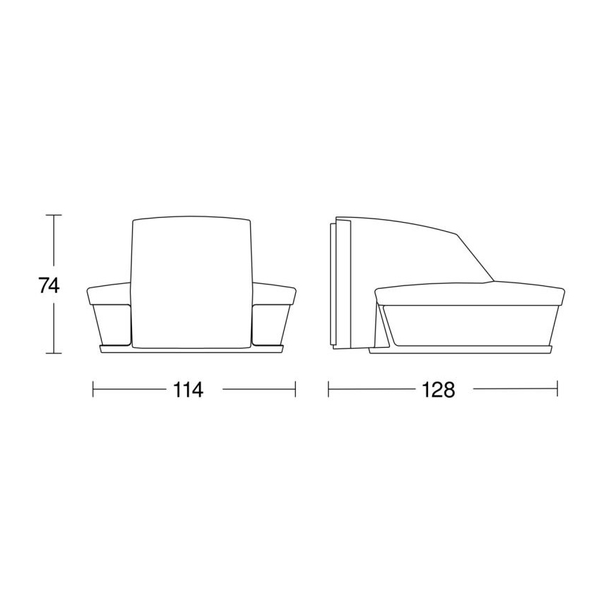 Steinel 056650 - Αισθητήρας κίνησης SensIQ S IP54 ανθρακί