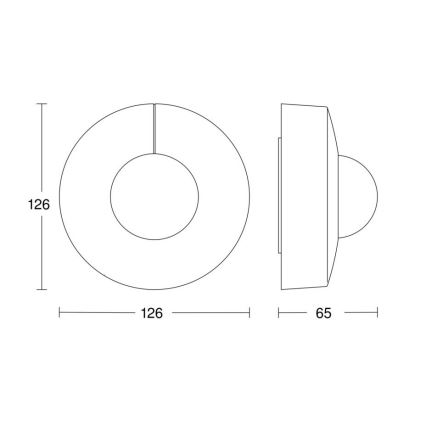 Steinel 057299 - Αισθητήρας κίνησης IS 345 DALI-2 IPD IP54 στρογγυλός λευκό