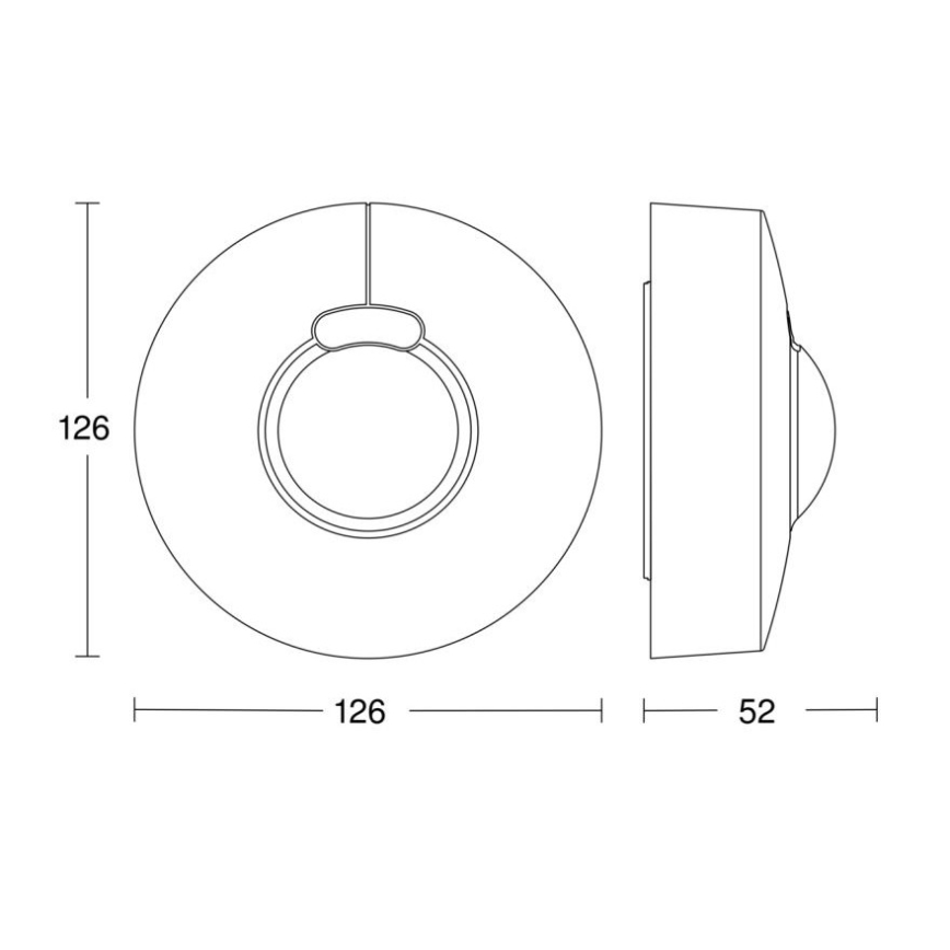 Steinel 057329 - Αισθητήρας κίνησης HF 3360 DALI-2 IP54 στρογγυλός λευκό