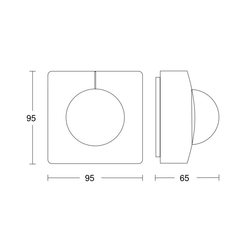 Steinel 057350 - Αισθητήρας κίνησης IS 3180 DALI-2 IPD IP54 λευκό