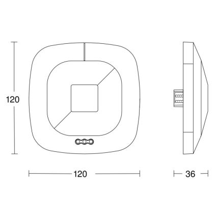 Steinel 057480 - Ανιχνευτής παρουσίας HF 360 DALI-2 λευκό