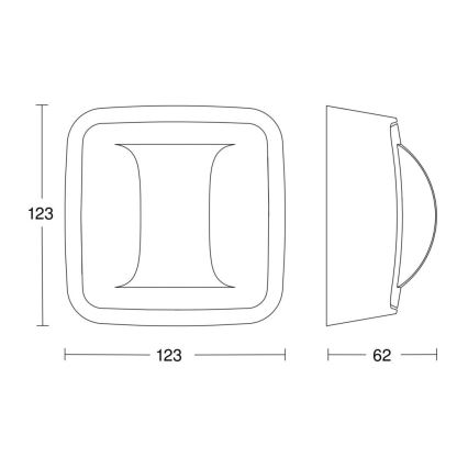 Steinel 058012 - Ανιχνευτής παρουσίας Hallway DALI-2 APC IP54 λευκό