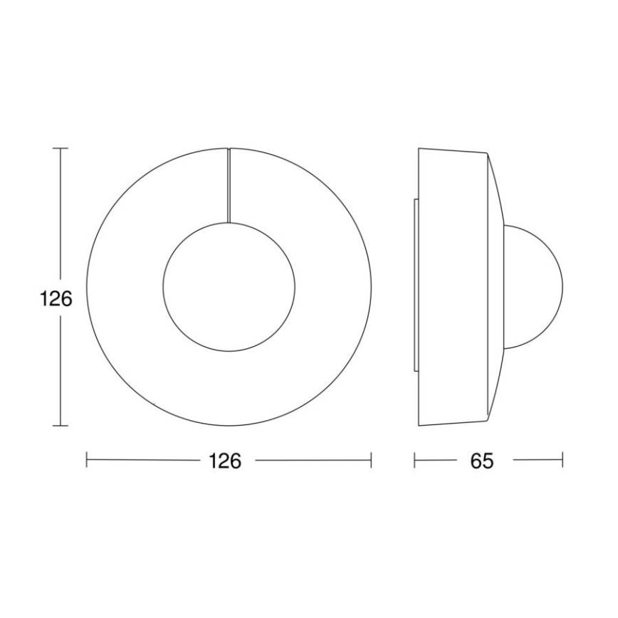Steinel 058180 - Αισθητήρας κίνησης IS 3360 V3 KNX IP54 στρογγυλό λευκό