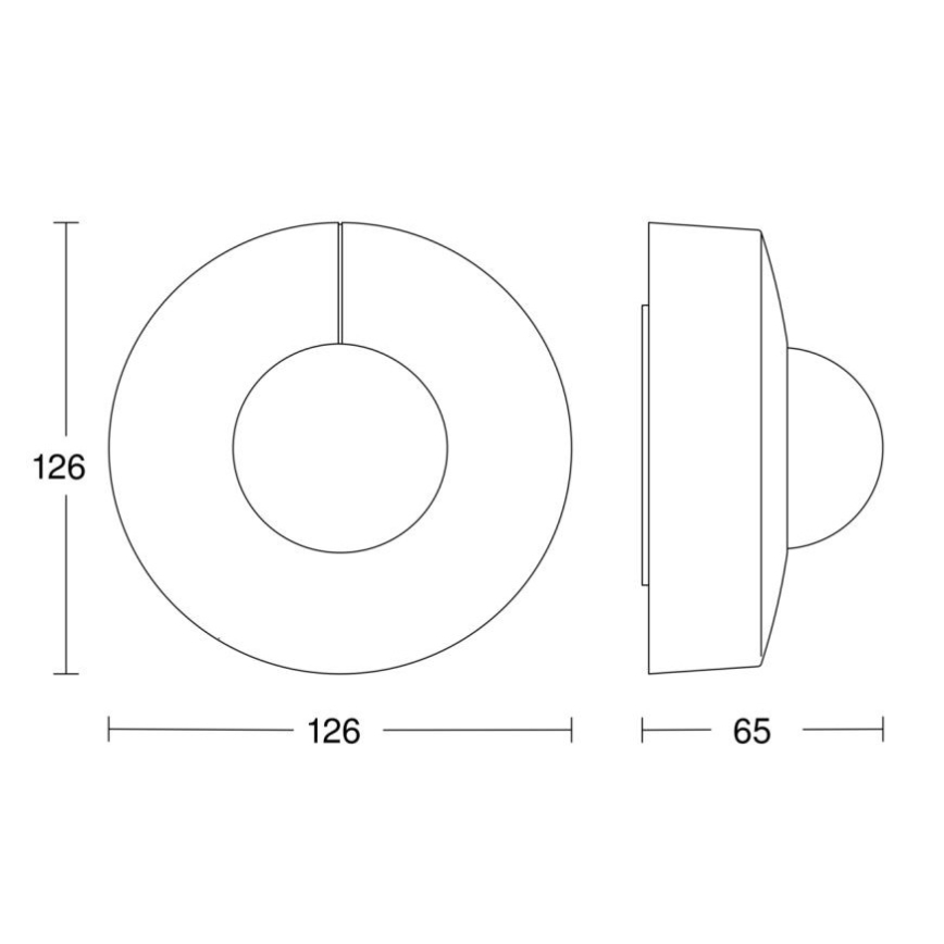 Steinel 058272 - Αισθητήρας κίνησης IS 345 V3 KNX IP54 στρογγυλός λευκό