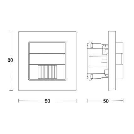 Steinel 058463 - Αισθητήρας κίνησης IR 180 V3 KNX λευκό