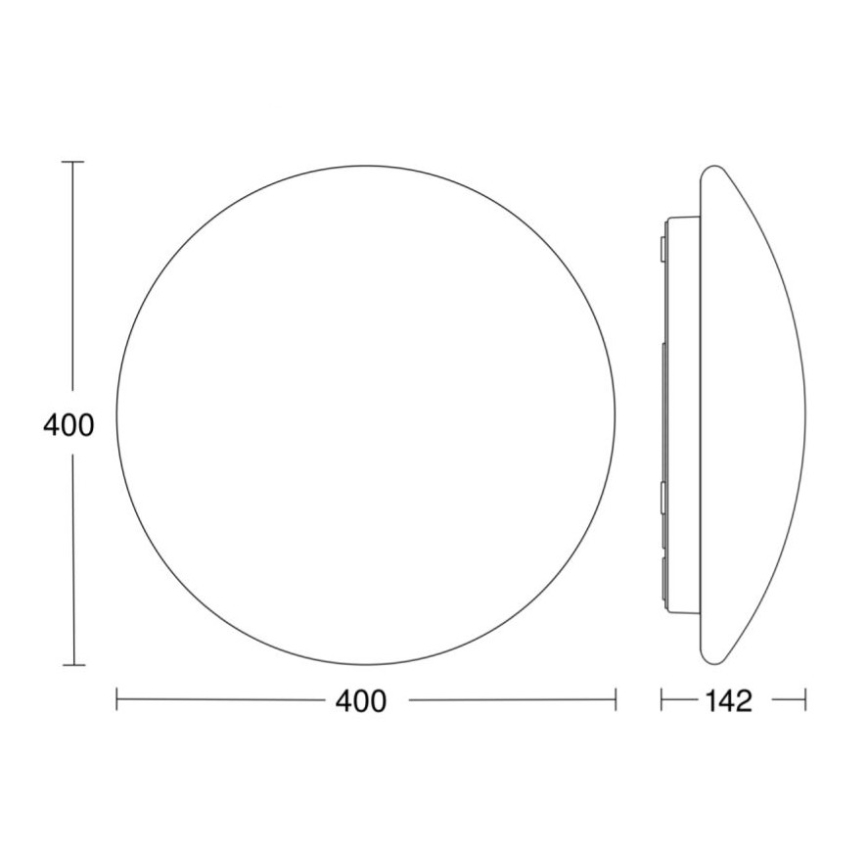 STEINEL 058593 - Φωτιστικό οροφής μπάνιου LED με αισθητήρα RS PRO LED/20W/230V 4000K IP54