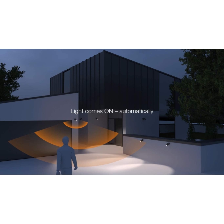 STEINEL 058630 - Εξωτερικό φωτιστικό LED με αισθητήρα SPOT ONE 1xGU10 / 7W / 230V IP44