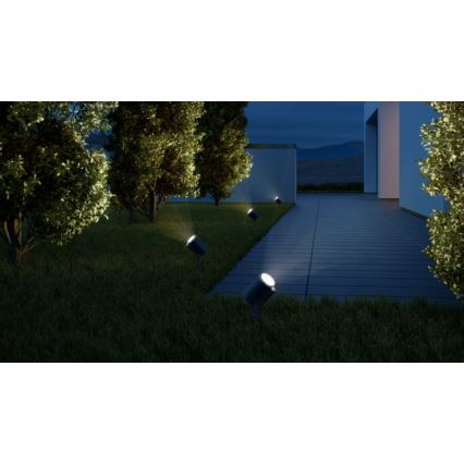STEINEL 058685 - Λάμπα εξωτερικού χώρου LED με αισθητήρα SPOT GARDEN 1xGU10 / 7W / 230V IP44