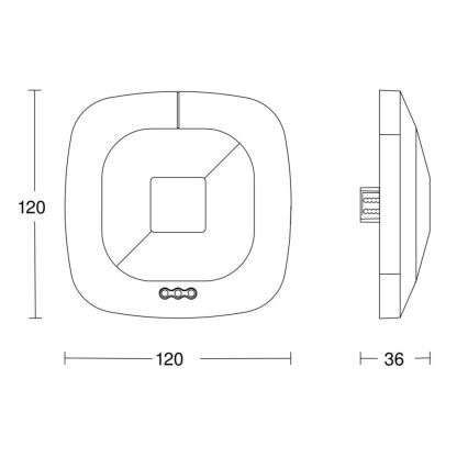 Steinel 059484 - Ανιχνευτής παρουσίας HF 360 V3 KNX λευκό