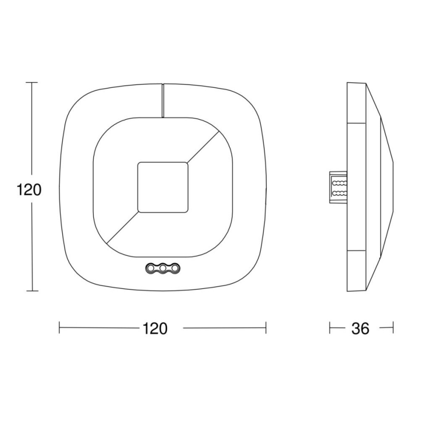 Steinel 059484 - Ανιχνευτής παρουσίας HF 360 V3 KNX λευκό