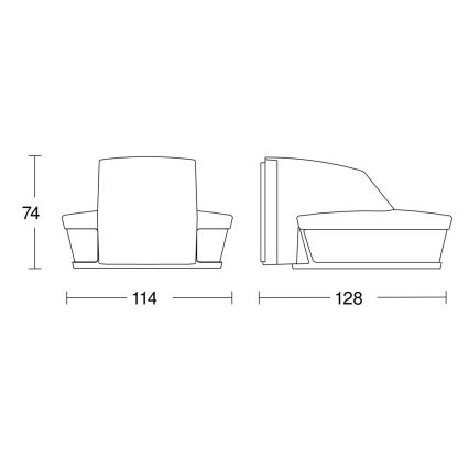 Steinel 059583 - Αισθητήρας κίνησης SensIQ S IP54 μαύρο + τηλεχειριστήριο