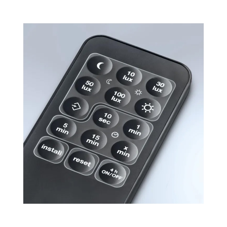 Steinel 059606 - Αισθητήρας κίνησης SensIQ S IP54 μαύρο + τηλεχειριστήριο