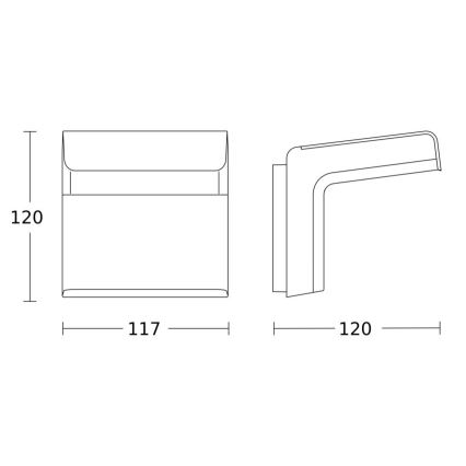 Steinel 059620 - Αισθητήρας κίνησης iHF 3D KNX IP54 ανθρακί