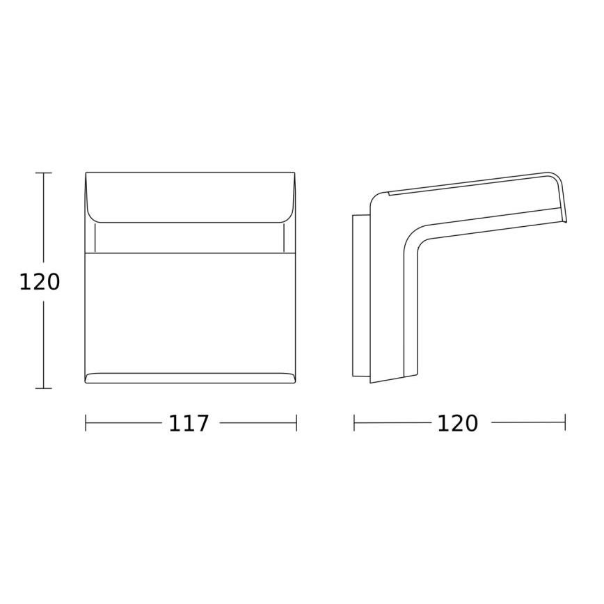 Steinel 059637 - Αισθητήρας κίνησης iHF 3D KNX IP54 μαύρο