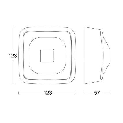 Steinel 064259 - Ανιχνευτής παρουσίας HF 360-2 COM2 IP54 λευκό