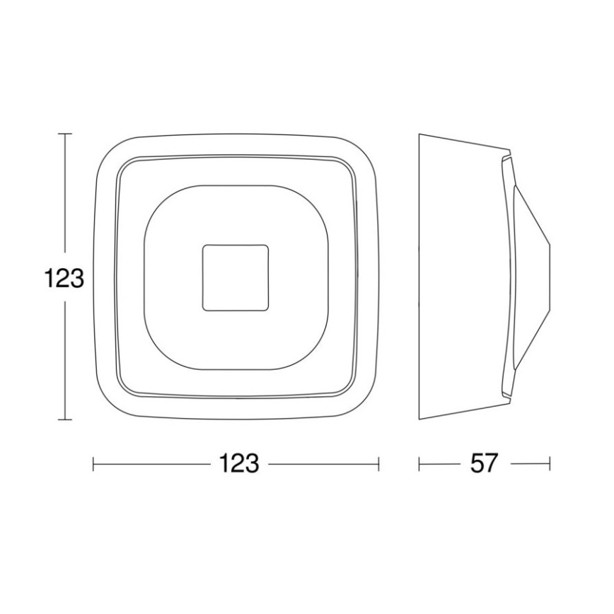 Steinel 064259 - Ανιχνευτής παρουσίας HF 360-2 COM2 IP54 λευκό