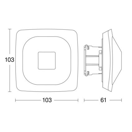 Steinel 064266 - Ανιχνευτής παρουσίας HF 360-2 DALI-2 APC λευκό